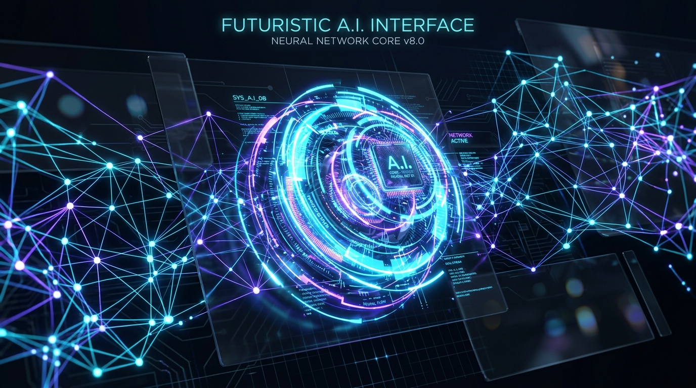 AI Neural Core Hologram